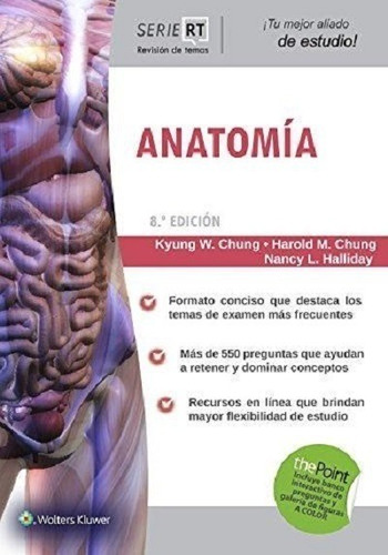 Anatomía, Serie Revisión De Temas 8 Ed.