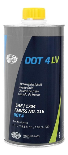 Liquido De Frenos Super Dot 4 Lv Pentosin 1224116 1 Litro