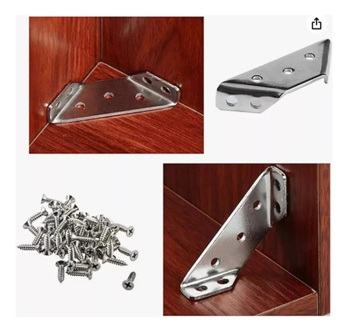 Z Conector Universal De Esquina Para Muebles De Acero