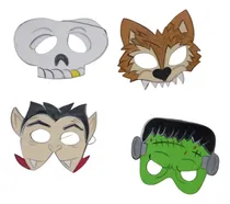 Comprar Antifaces Cozzas Divertidas Monstruos Halloween Varios Monstruos