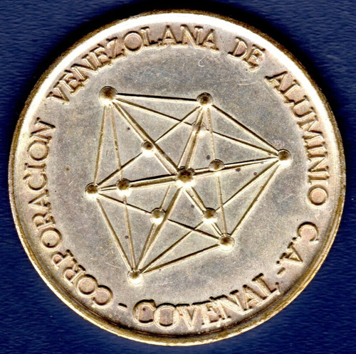 Medalla 10mo Aniversario Covenal Venezolana De Aluminio