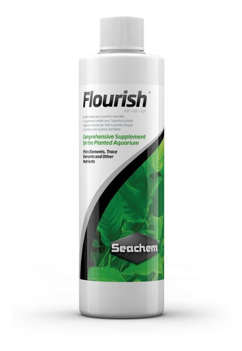 Seachem Flourish 100ml Nutrientes Plantas Acuario