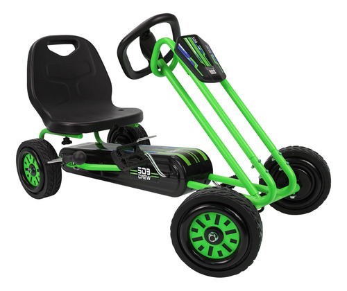 509 Crew Rocket Pedal Go Kart - Verde | Pedal De Coche | Jug