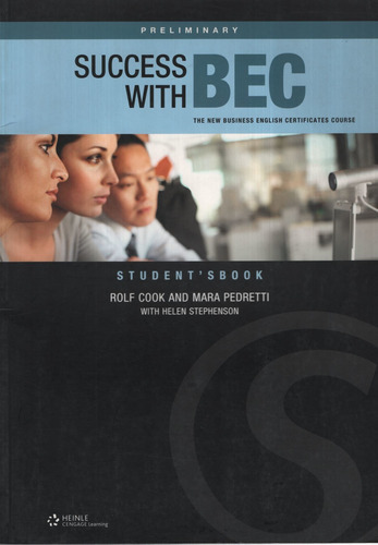 Success With Bec Preliminary - Student's Book, De No Aplica. Editorial Summertown, Tapa Blanda En Inglés Internacional, 2008