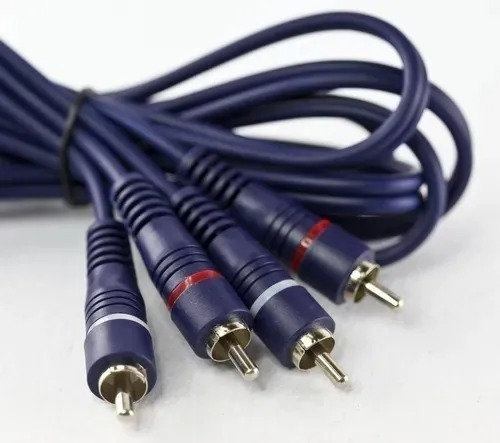 Cable Audio Sonido 2 Rca A 2 Rca Artekit C2x2rca4 4 Mts