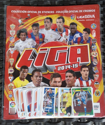 La Liga 2014-15 Panini  Album + 125 Figuritas Distintas