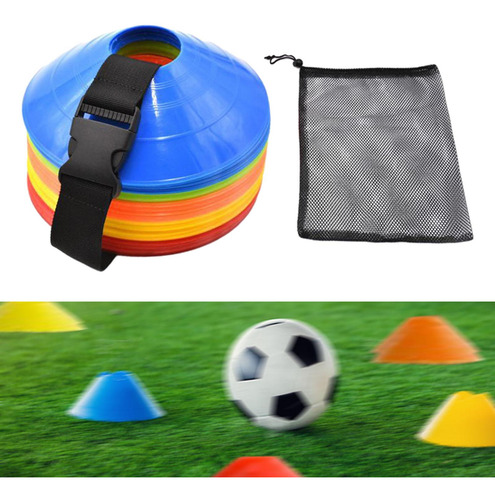 Conos De Fútbol, Conos De Disco De 40 Piezas Coloridas.