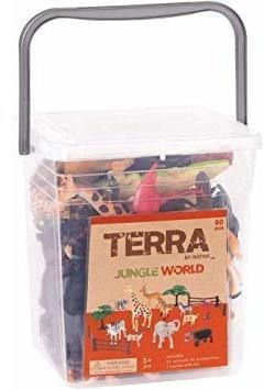 Terra Por Battat - Jungle World - Surtido Figuras Miniatura 