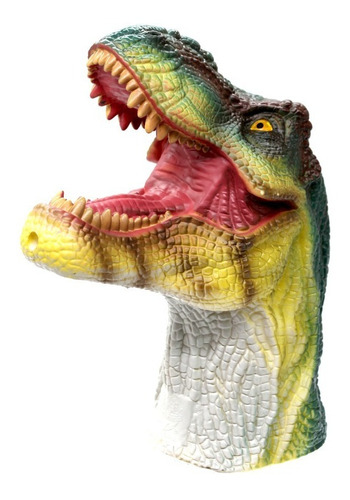 Titere Dinosaurio T- Rex Caucho Interactivo Sonidos X361