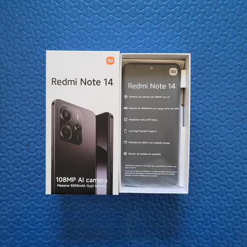 Xiaomi Redmi Note 14 256/8 120hz Dualsim Fundaycargador Negro