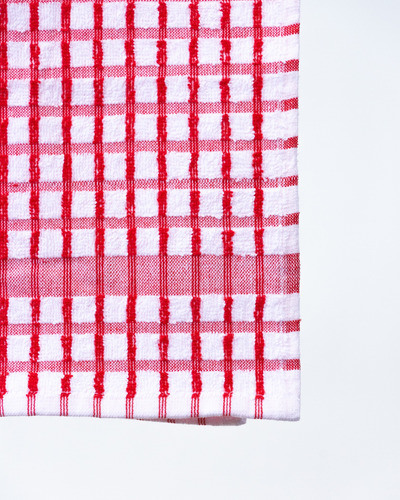 Paquete De 5 Secadores Rojos Para Cocina, 100% De Algodón