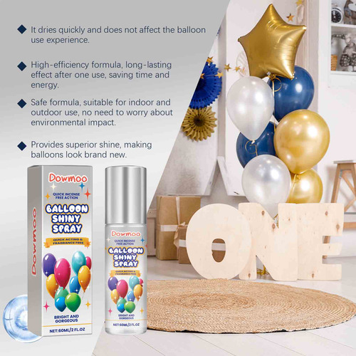 El Aerosol Brillante De O Balloons Mejora El Brillo Y El Efe