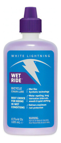 Aceite Lubricante Bicicleta White Ligtning Wet Ride 120ml