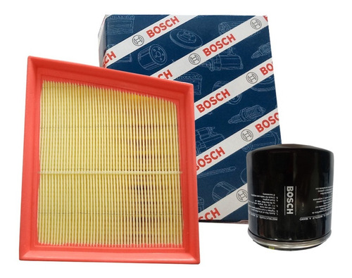 Kit X2 Filtros Bosch Ford Fiesta Kinetic 1.6 Sigma 2011-2014