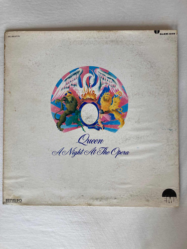 Queen / A Night At The Opera Lp Vinilo Mx 1976 Impecable (Usado)