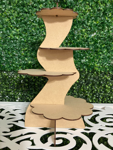 Torre Para Cupcakes Mediano Candy Bar Mesa De Dulces