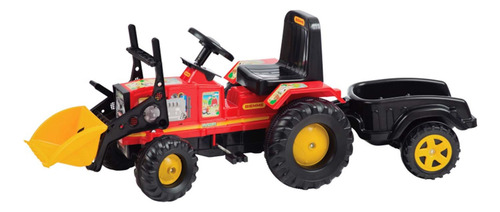 Imagen 3 de 10 de Tractor A Pedal Con Pala Y Zorra John Boss Casa Imperio