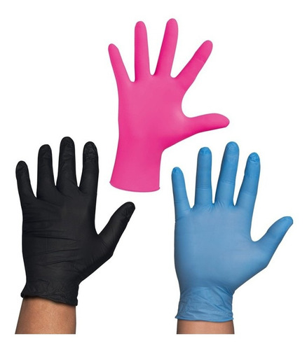 Imagen 3 de 4 de Guantes Multiusos Peluquerías Spa Barberos Comida Rápida