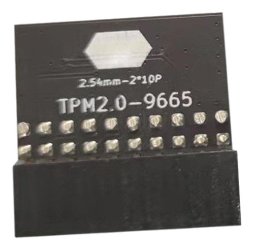 Módulo Tpm2.0 Preto Lpc 20-1pin Metal Módulo De Proteção