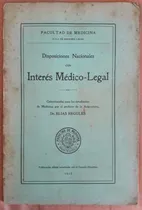 Comprar Interés Médico Legal Disposiciones Nacionales Elías Regules