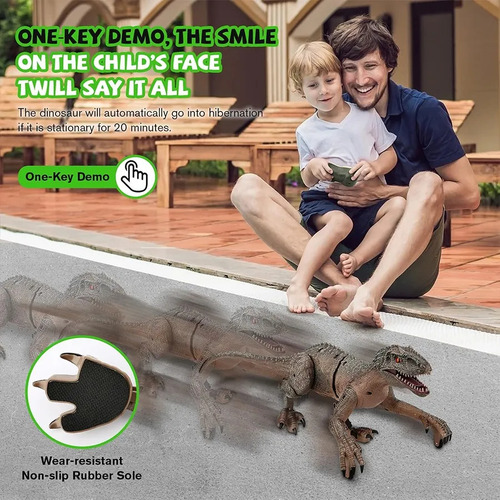 Brinquedo De Dinossauro Com Controle Remoto Jurassic Velocir