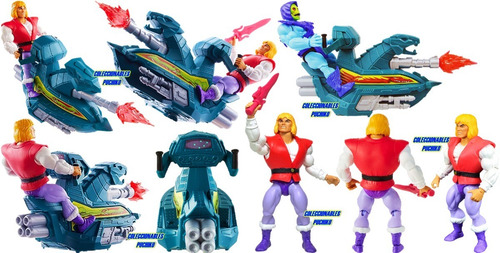 Motu Masters Of The Universe Origins Jet Sled Principe Adam