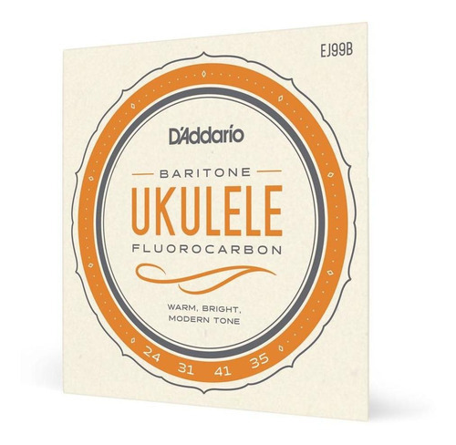 Encordoamento Ukulele Baritono D'addario Pro-arté Carb Ej99b