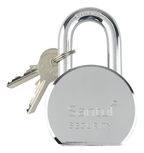 Candado Acero 65mm Máx Seguridad Llave Tradic Gancho Estánda