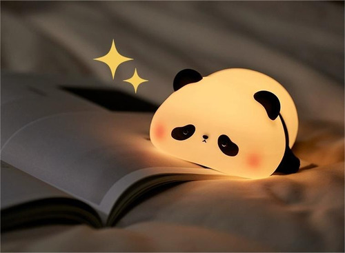 Luces Nocturnas De Silicona Led Panda Pat Light