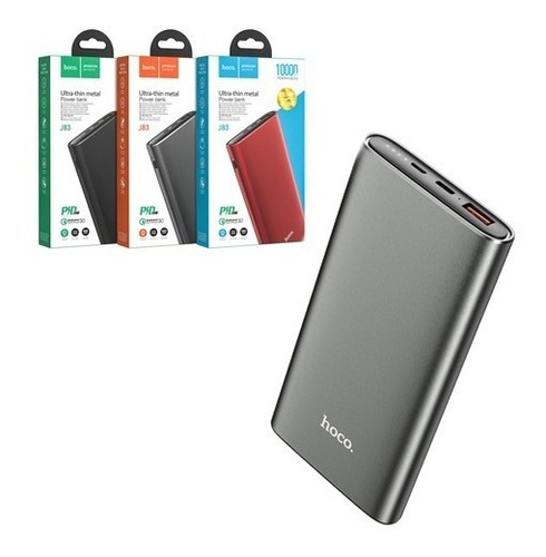 Hoco Powerbank J83 Standard Pd20w+qc3.0 Negro 10000mah