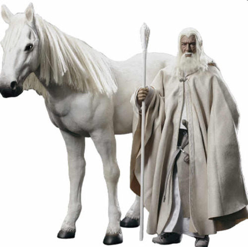 Gandalf White Con Caballo 1/6 Lord Rings Hot Asmus Toys