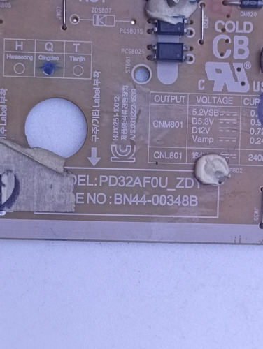 Fuente Samsung Un32c4000pd Bn44-00348b Servitec Newton 98 (Usado)