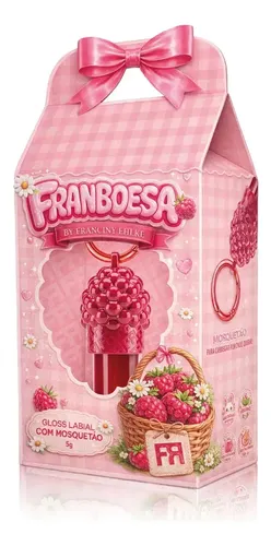 Gloss Franboesa Fran By Franciny Ehlke Brilho Vermelho
