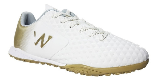 Zapatilla De Futbol Norwest Capitano Tf White/gold