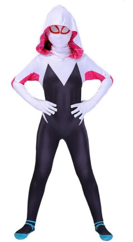 Gwen Stacy Spiderman Traje Disfraz Hombre Araña Niña 