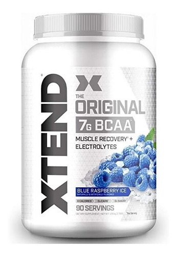 Bcaa Scivation Xtend (90 Servicios) Sabor Blue Raspberry Ice