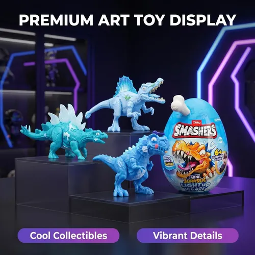 Zh13 Brinquedo Mini Dinossauros Zuru Smashers Ovo 2027