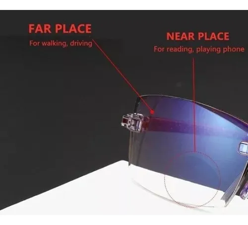 5×gafas Anti - Luz Azul Doble Luz, Lejos Y Cerca