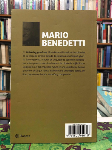 Imagen 2 de 2 de Yesterday Y Mañana - Mario Benedetti