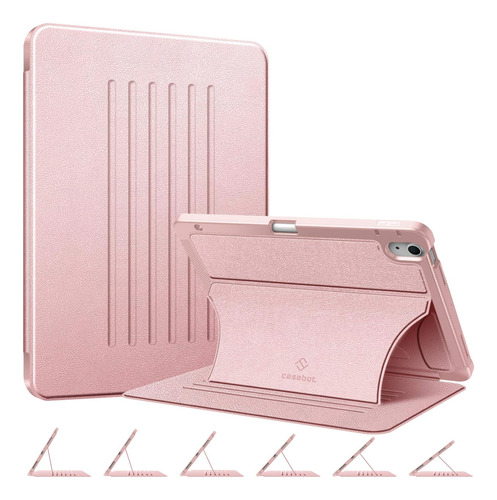 Funda Para iPad Air 4 Fintie Casebot Soporte Magnético Roseg