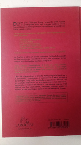 Atlas Historico Mundial - Georges Duby - Larousse (Usado)