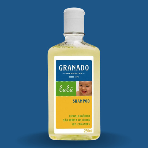 Shampoo Suave Brilho E Hidratação Bebê 250ml Granado