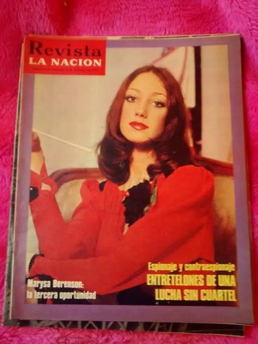 Revista La Nacion 1973 Beines Angela Marchetti Espionaje