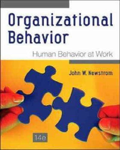 Organizational Behavior -human Behavior At Work- 14ed.