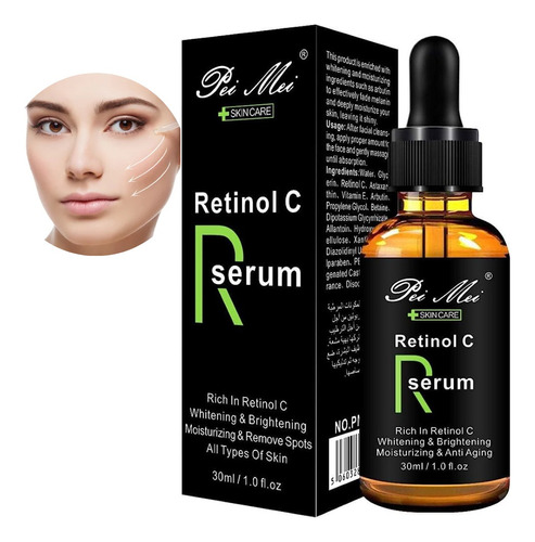 Serum Suero Facial Retinol C 30ml Pei Mei Hidrata Y Blanquea Tipo de piel antiarrugas