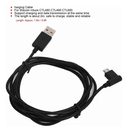 Cable Usb De Datos Y Carga Para Wacom Intuos Ctl480 Ctl4