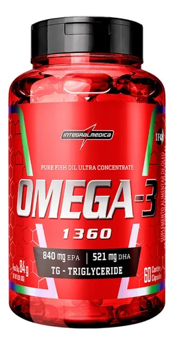 Ômega 3 TG 1360mg Ultra Concentrado 60 cápsulas Integralmédica