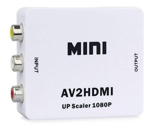 Imagen 1 de 2 de Adaptador Rca - Av A Hdmi Audio Video Adaptador Av2hdmi