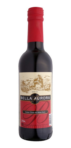 Vinho Tinto Seco Isabel/bordô 375ml - Bella Aurora