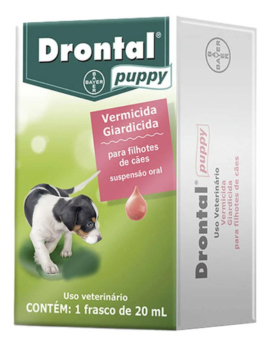 Vermífugo Drontal Puppy 20ml Para Cães Filhotes